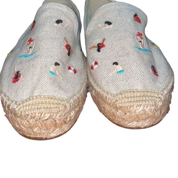 Soludos Embroidered Swimmer Espadrilles in a size 8 - Picture 7 of 10